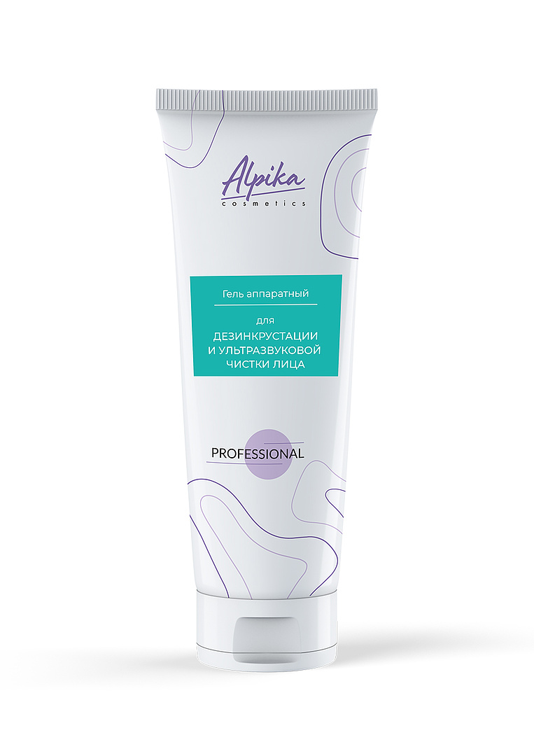 Гель аппаратный для дезинкрустации и ультразвуковой чистки лица, 225 мл 