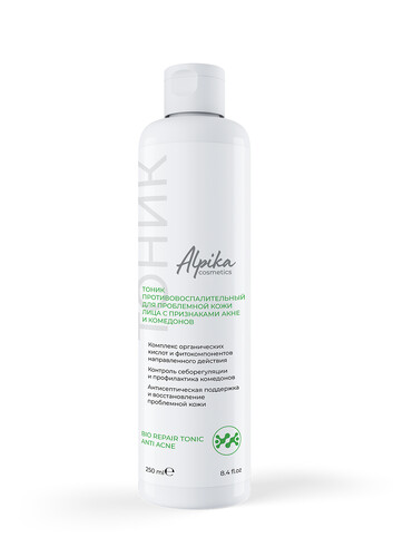 Тоник противовоспалительный для проблемной кожи лица с признаками акне и комедонов, 250мл